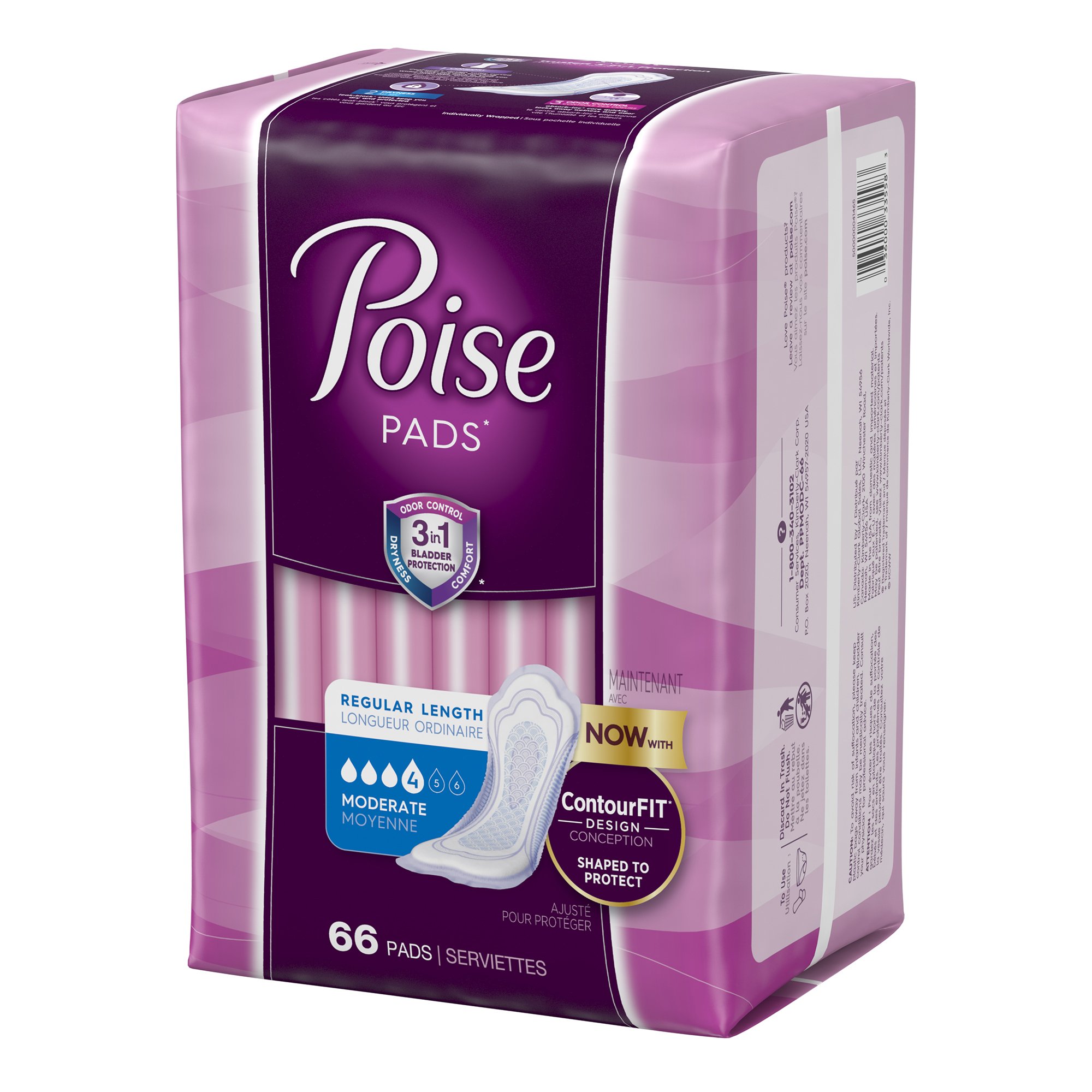 Poise Ultra Thin Moderate Bladder Control Pad - Legacy Medical Sales