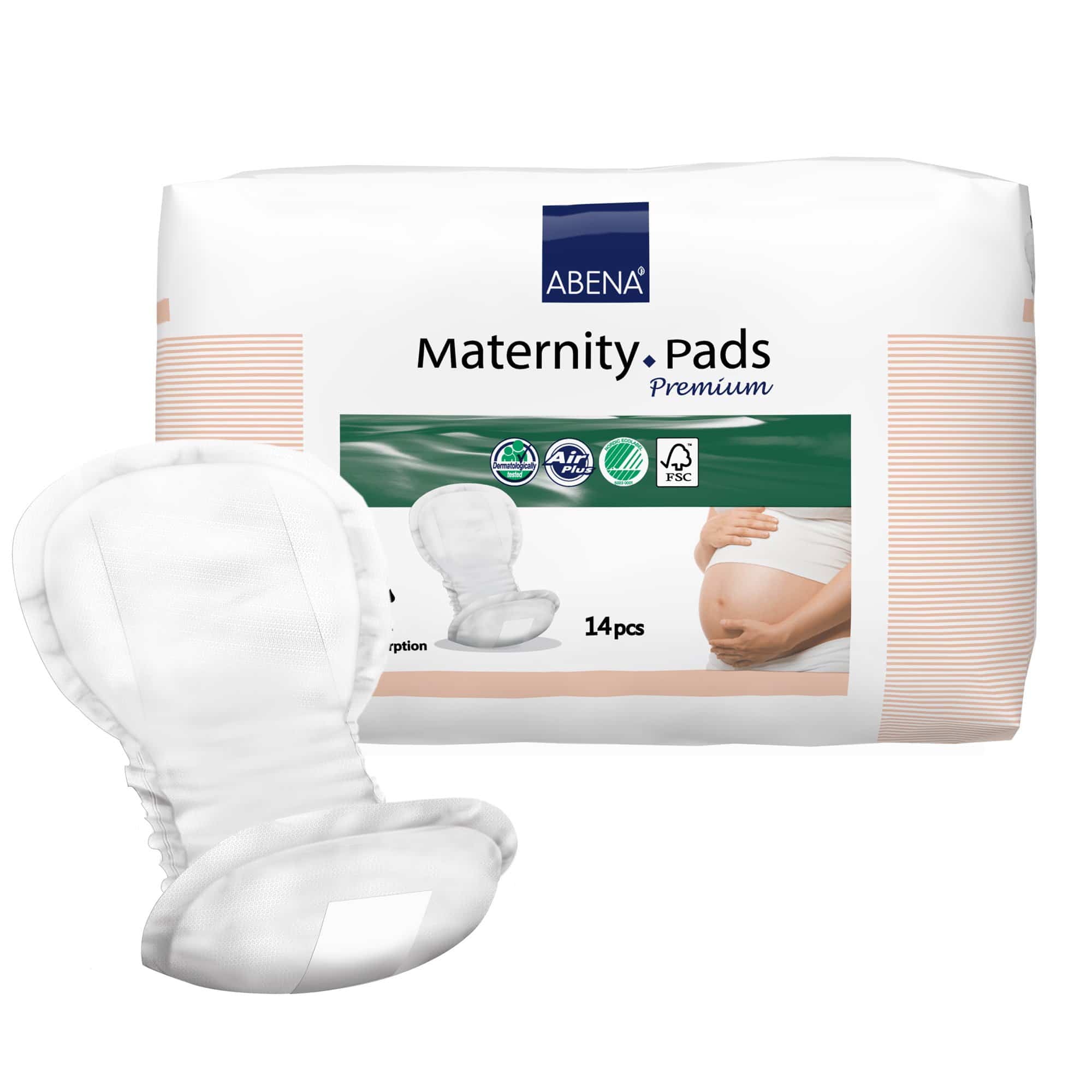 Abena Maternity Pad Premium Incontinence Liner, Bag-14