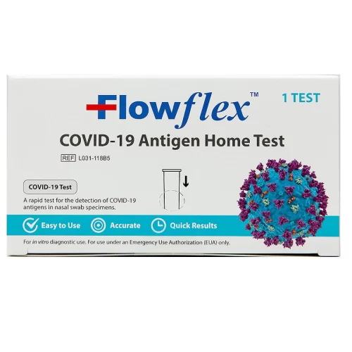 FlowFlex Covid-19 Rapid test Box Front